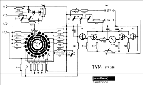 Transistor-Voltmeter TVM 396; Nordmende, (ID = 1783594) Equipment