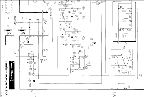 Transita + Recorder 6.113 A; Nordmende, (ID = 358037) Radio
