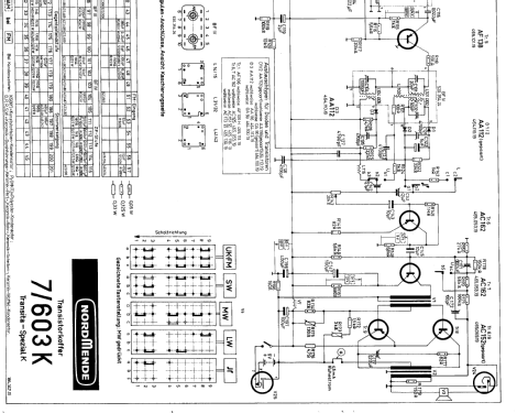 Transita-Spezial K I031 Ch= 7/603K; Nordmende, (ID = 669634) Radio