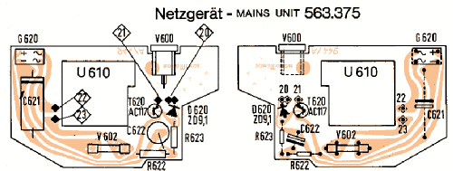 Transita Spezial N 1.107S ; Nordmende, (ID = 633478) Radio