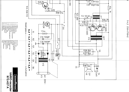 VARIO-recorder 973.427.A; Nordmende, (ID = 71483) Enrég.-R