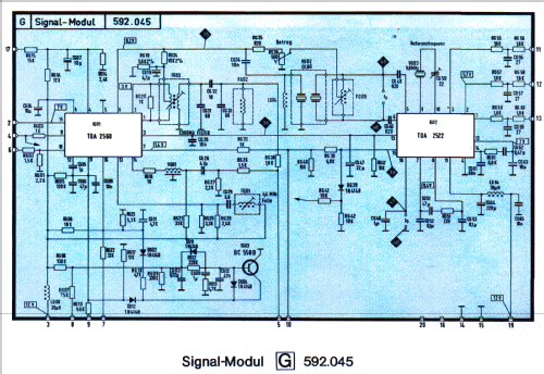 Vollmodul-Chassis F VI/90 777.510 A/C; Nordmende, (ID = 1653571) Television