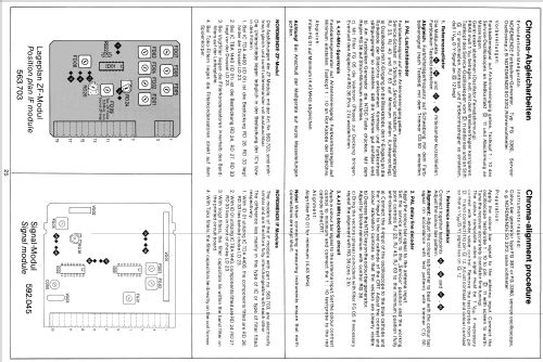 Vollmodul-Chassis F VI/90 777.510 A/C; Nordmende, (ID = 1653595) Television