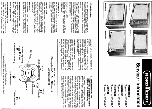 Weltklasse 971.203.A; Nordmende, (ID = 808641) Television