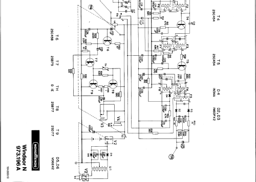 Windsor N Ch= 973.196A; Nordmende, (ID = 326268) Radio