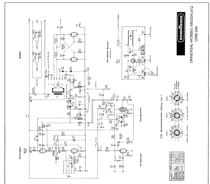 Universal-Wobbel-Meßplatz UWM346/U-2; Nordmende, (ID = 109181) Ausrüstung