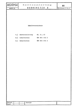 Normameter D; NORMA Messtechnik (ID = 2889364) Equipment