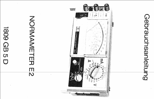 Normameter E2; NORMA Messtechnik (ID = 709596) Equipment