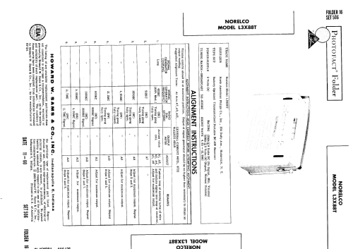 L3X88T; Norelco, North (ID = 489495) Radio