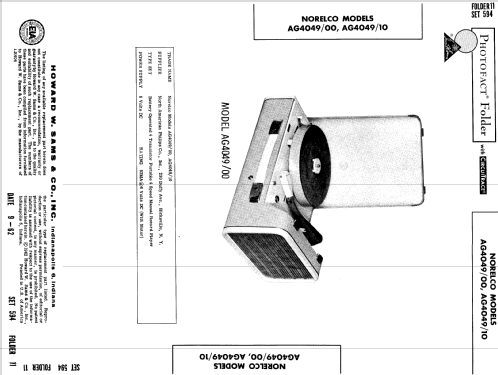 Norelco AG4049 /00; Norelco, North (ID = 531073) R-Player