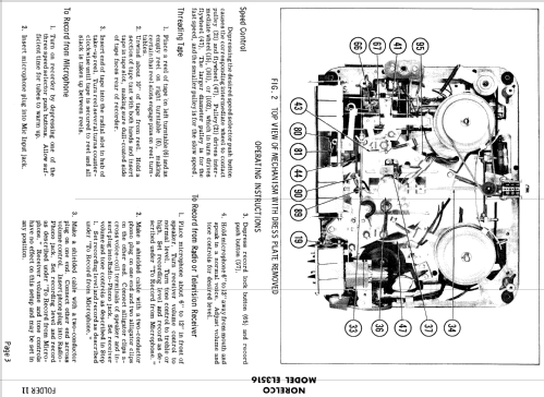 Norelco EL3516 ; Norelco, North (ID = 769176) R-Player