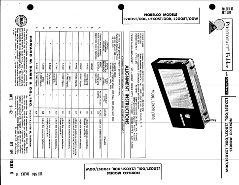 Norelco L2X05T/00R; Norelco, North (ID = 1402477) Radio