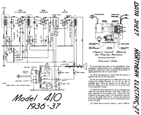 410-A ; Northern Electric Co (ID = 765264) Radio