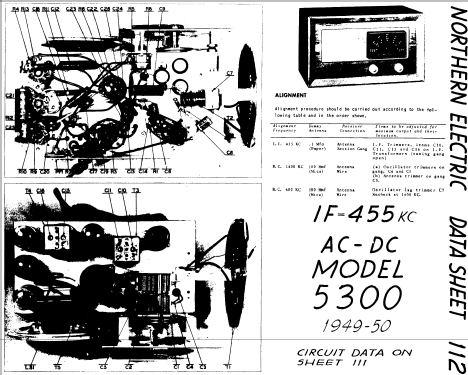 Baby Champ 5300; Northern Electric Co (ID = 769747) Radio