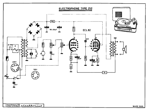 Electrophone 252 ; Novak also Pontiac; (ID = 1908238) Sonido-V