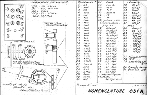 831A; Novak also Pontiac; (ID = 887744) Radio