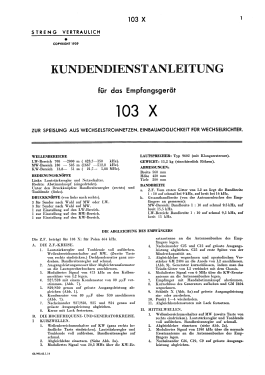 Aristona H103X; NSF Nederlandsche (ID = 2846201) Radio