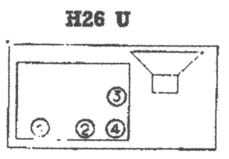 Aristona H26U; NSF Nederlandsche (ID = 1143372) Radio