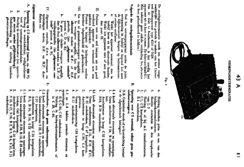 Aristona H43A, H43A -20; NSF Nederlandsche (ID = 1938566) Radio