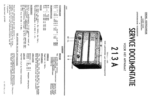 H213A, H213A -20; NSF Nederlandsche (ID = 1938455) Radio