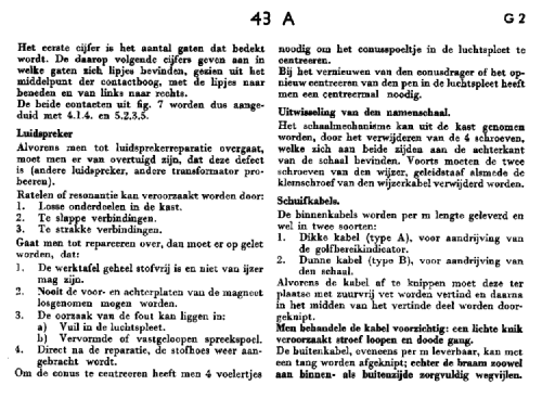 H43A, H43A -20; NSF Nederlandsche (ID = 1938583) Radio