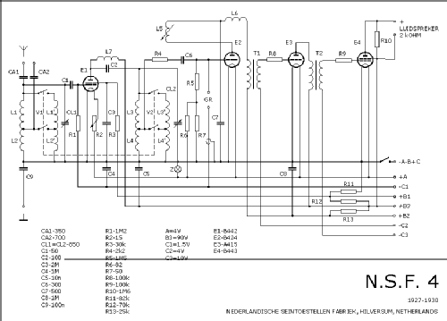 NSF4; NSF Nederlandsche (ID = 92109) Radio