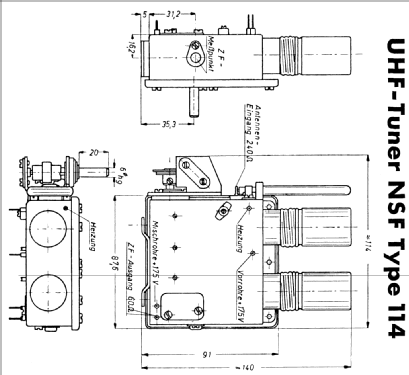 UHF-Tuner 114; NSF, Nürnberger (ID = 584387) mod-past25