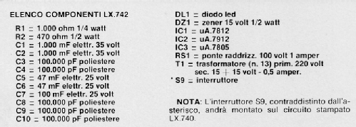 Generatore di Funzioni - Functional Generator LX740; Nuova Elettronica; (ID = 2064921) Equipment