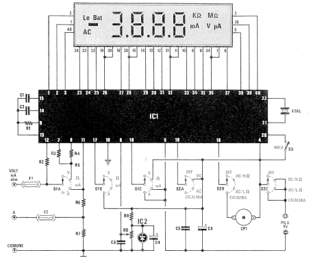 Autoranging Digital Multimeter LX 966; Nuova Elettronica; (ID = 2473888) Equipment