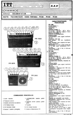 PR600; Océanic, ITT Océanic (ID = 2921360) Radio