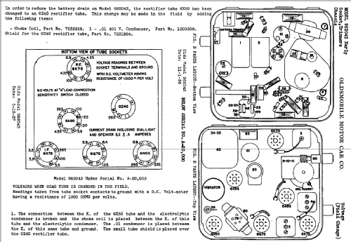 982043 ; Oldsmobile Motors; (ID = 740713) Car Radio