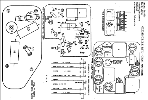 982083 ; Oldsmobile Motors; (ID = 740777) Car Radio