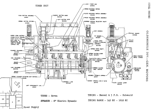 982282 ; Oldsmobile Motors; (ID = 714235) Car Radio