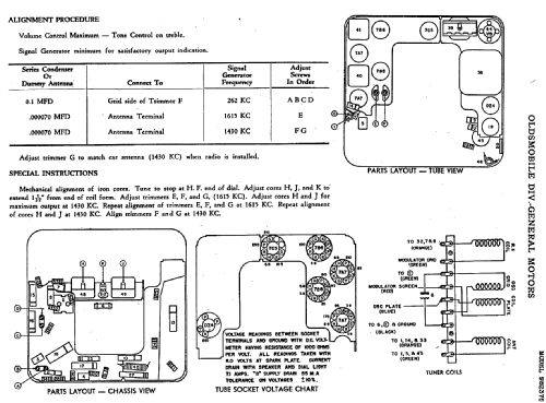 982376 ; Oldsmobile Motors; (ID = 741291) Car Radio