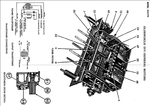 982376 ; Oldsmobile Motors; (ID = 741292) Car Radio