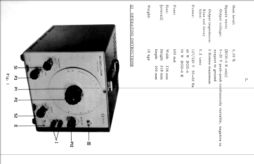 RC Oscillator RCO-6K; Oltronix AB; (ID = 1597121) Equipment