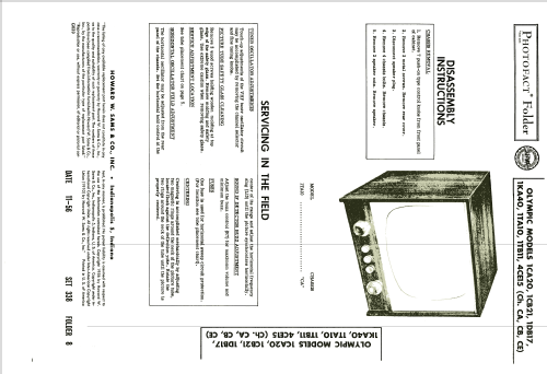 1CB21 Ch= CB; Olympic Radio & (ID = 2000720) Television