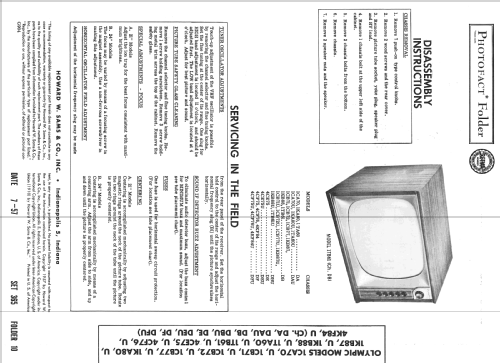 1CB71 Ch= DB; Olympic Radio & (ID = 2411856) Télévision