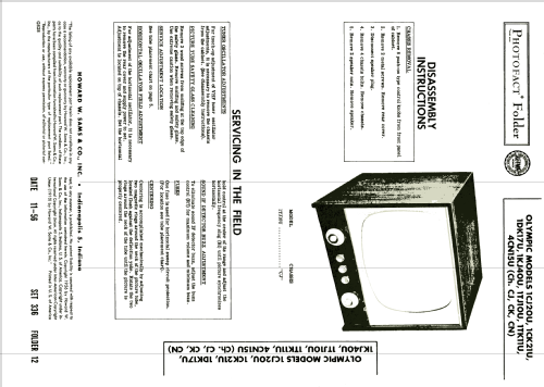 1DK17U Ch= CK; Olympic Radio & (ID = 1966623) Television