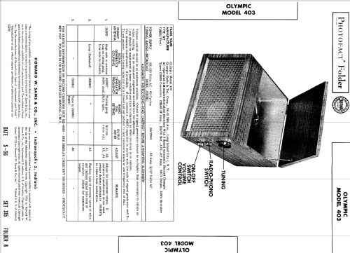 403 ; Olympic Radio & (ID = 532432) Radio