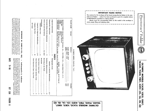 4CE15 Ch= CE; Olympic Radio & (ID = 2000764) Television