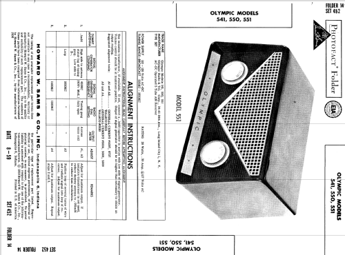 550 ; Olympic Radio & (ID = 604021) Radio