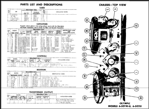 6-501V-U ; Olympic Radio & (ID = 475344) Radio