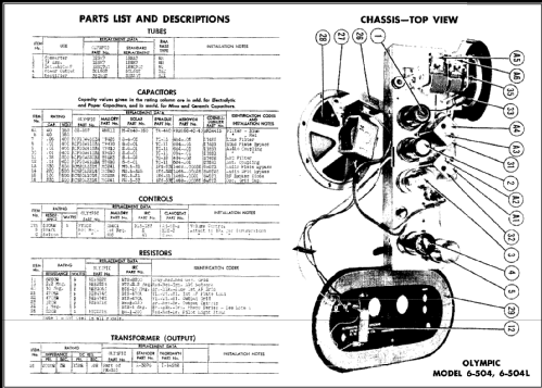 6-504 ; Olympic Radio & (ID = 475363) Radio