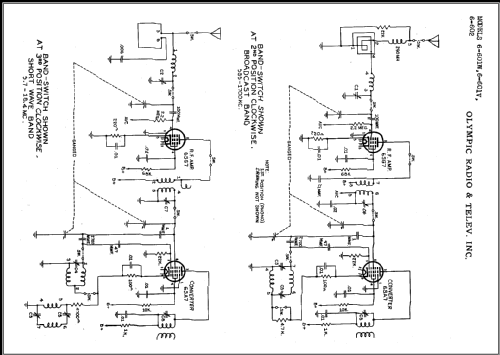 6-601V ; Olympic Radio & (ID = 475735) Radio