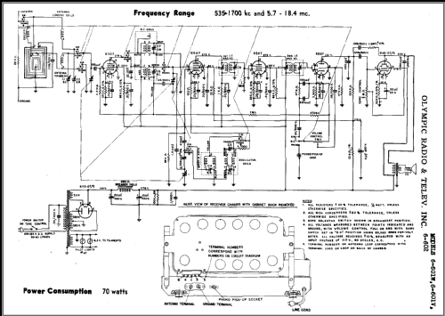 6-601W ; Olympic Radio & (ID = 475742) Radio