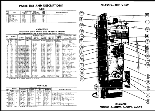 6-602 ; Olympic Radio & (ID = 475755) Radio