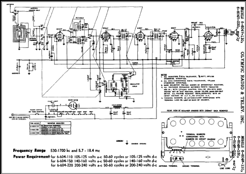 6-604W-150 ; Olympic Radio & (ID = 399140) Radio