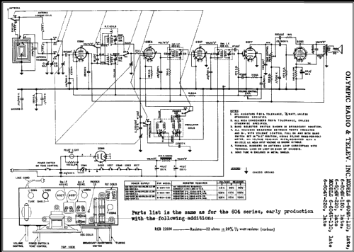 6-604W-220 ; Olympic Radio & (ID = 399169) Radio