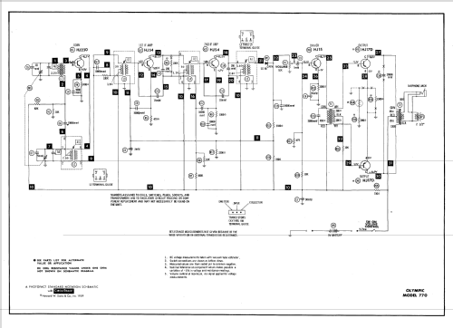 Six Transistor Miniature 770; Olympic Radio & (ID = 591118) Radio